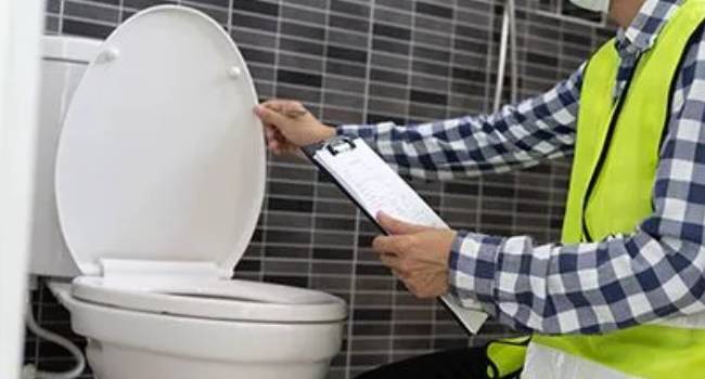 Clean commercial restroom with sinks, mirrors, stalls, and urinals